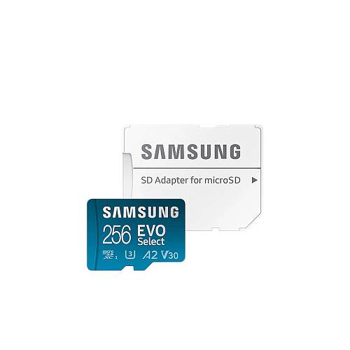 Карта памяти Samsung EVO Plus Select microSDXC (с адаптером), 256 Гб