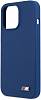 Фото — Чехол для смартфона BMW M-Collection Liquid Silicone metal logo для iPhone 13 Pro Max, синий