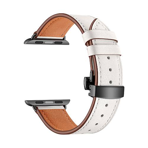 Ремешок для смарт-часов Apple Watch 38/40 mm ANNET MANCINI, кожа, белый