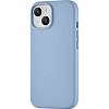 Фото — Чехол для смартфона uBear Touch Mag Case, iPhone 15, MagSafe, силикон, голубой