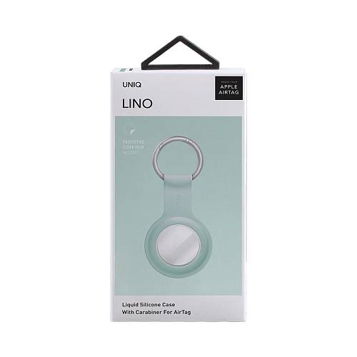 Чехол для AirTag Uniq Lino для Apple AirTag, зеленый