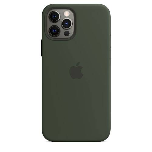 Чехол для смартфона Apple MagSafe для iPhone 12/12 Pro, cиликон, «кипрский зелёный»