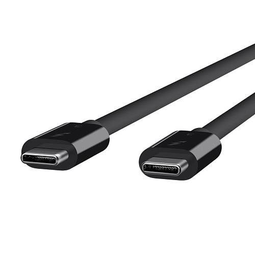 Кабель Belkin Thunderbolt 3 USB-C/USB-C, 100 Вт, 0.8м, черный