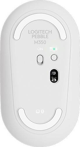 Мышь Logitech Wireless 2 Pebble M350, белый