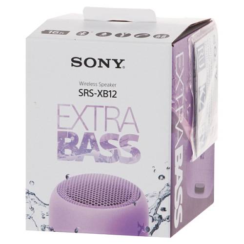 Портативная акустическая система Sony SRS-XB12V.RU2, фиолетовый