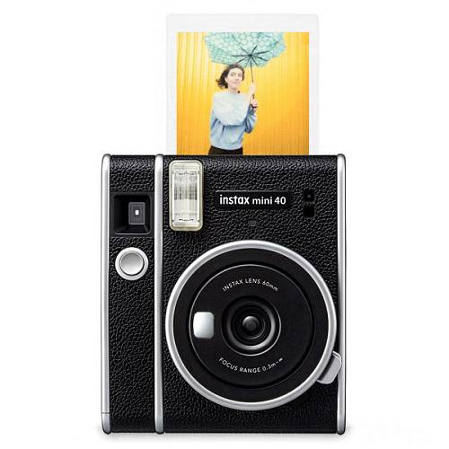 Фотоаппарат моментальной печати Fujifilm Instax mini 40, черный