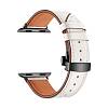 Фото — Ремешок для смарт-часов Apple Watch 42/44 mm ANNET MANCINI, кожа, белый