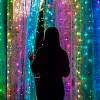 Фото — Гирлянда Twinkly Curtain 210 Multicolor LED (1x2.1м)