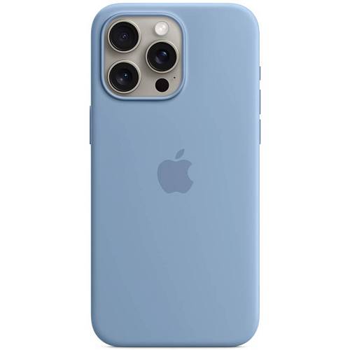 Чехол для смартфона iPhone 15 Pro Max Silicone Case with MagSafe, Winter Blue