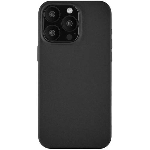 Чехол для смартфона uBear Capital Leather Case, iPhone 15 Pro Max, MagSafe, чёрный
