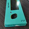 Фото — Клавиатура и мышь Logitech MK240, USB, беспроводной, черный и жёлтый (уценка)