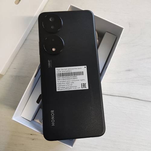 Смартфон Honor X7b 8/128 Гб, NFC, черный (Ростест) (уценка)