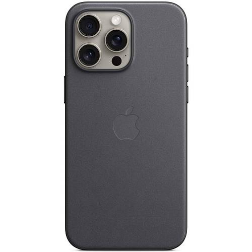 Чехол для смартфона iPhone 15 Pro Max FineWoven Case with MagSafe, Black