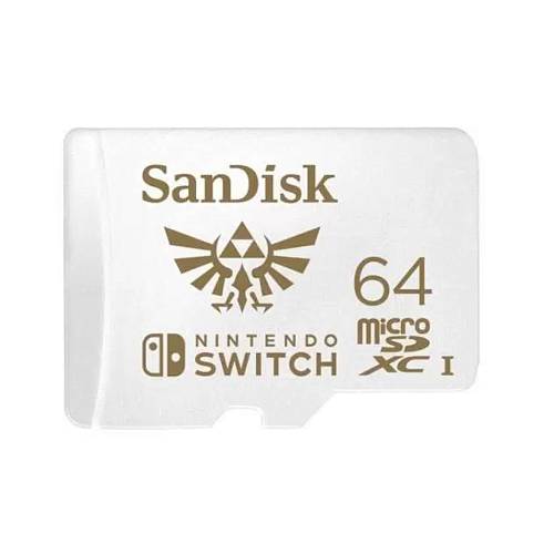 Карта памяти SanDisk Micro SDXC for Nintendo Switch, 64 Гб