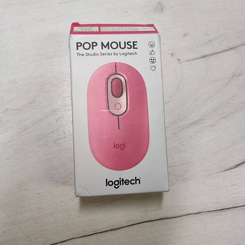 Мышь Logitech POP Mouse, розовая (уценка)