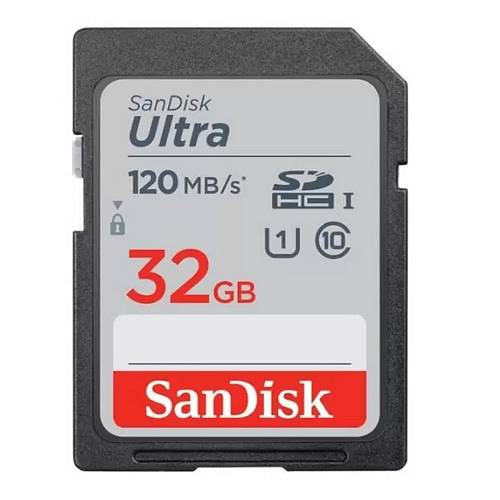Карта памяти SanDisk Memory Card Ultra SDHC, 120Мб/с, 32 Гб