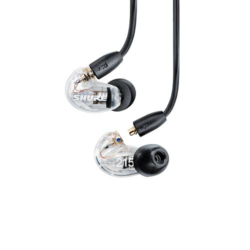 Наушники Shure AONIC SE215DYBK+UNI-EFS, прозрачный