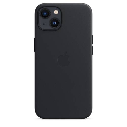 Чехол для смартфона MagSafe для iPhone 13, кожа, «тёмная ночь»
