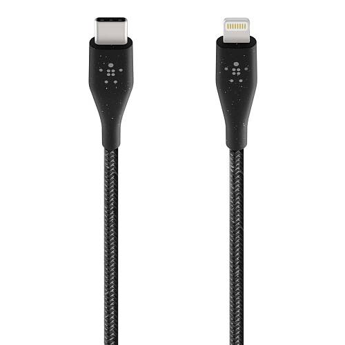 Кабель Belkin DURATEK USB-C - Lightning, 1.2м, черный