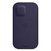 Фото — Чехол для смартфона Apple MagSafe для iPhone 12/12 Pro, кожа, тёмно-фиолетовый