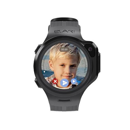 Умные часы Elari KidPhone 4GR M, черный