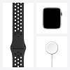 Фото — Apple Watch Nike Series 6, 44 мм, алюминий цвета «серый космос», ремешок Nike «антрацитовый/черный»