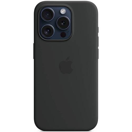 Чехол для смартфона Apple iPhone 15 Pro Silicone Case with MagSafe, Black