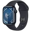 Фото — Apple Watch Series 9 Cellular, 45мм, корпус из алюминия цвета «тёмная ночь», спортивный ремешок, M/L