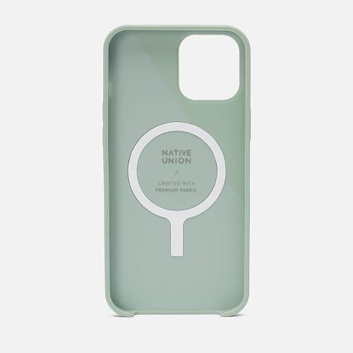 Чехол для смартфона Native Union Clic Canvas Magnetic iPhone 12 Pro Max, зеленый