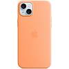 Фото — Чехол для смартфона iPhone 15 Plus Silicone Case with MagSafe, Orange Sorbet