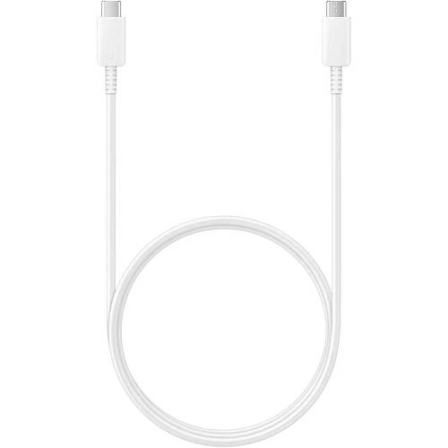 Зарядное устройство Samsung Cable USB-C на USB-C, 5А, 1м, белый