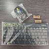 Фото — Клавиатура и мышь Logitech MK240, USB, беспроводной, черный и жёлтый (уценка)