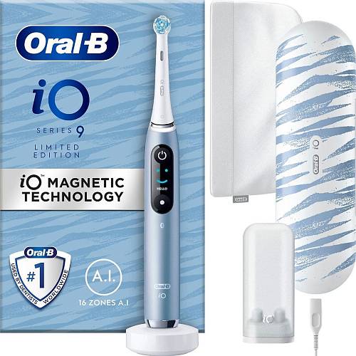 Электрическая зубная щетка Oral-B iO Series 9 Limited Edition, «Аквамарин»