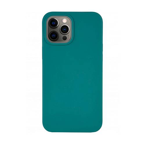 Чехол для смартфона vlp Silicone Сase для iPhone 12 Pro Max, темно-зеленый