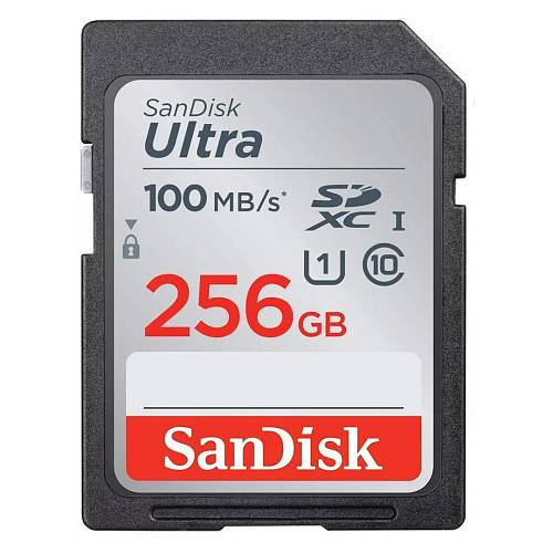 Карта памяти SanDisk Memory Card Ultra SDXC, 256 Гб