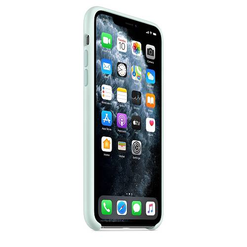 Чехол для смартфона Apple для iPhone 11 Pro Max, силикон, «морская пена»