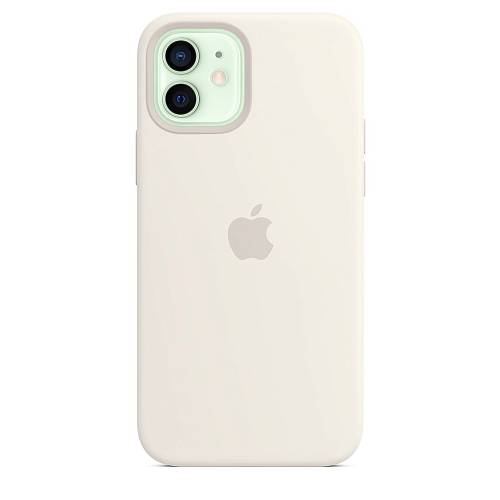 Чехол для смартфона Apple MagSafe для iPhone 12/12 Pro, cиликон, белый