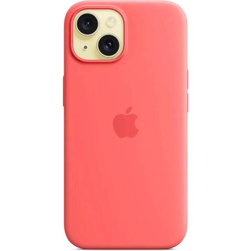 Чехол для смартфона iPhone 15 Silicone Case with MagSafe, Guava