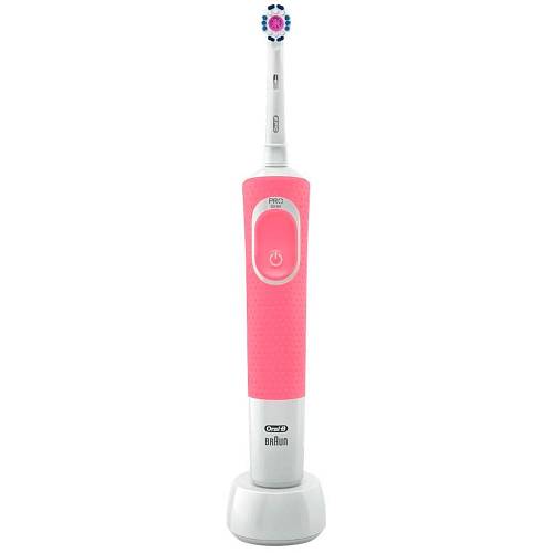 Электрическая зубная щетка Oral-B Vitality 100 CrossAction, розовый