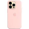 Фото — Чехол для смартфона iPhone 14 Pro Silicone Case with MagSafe, «розовый мел»
