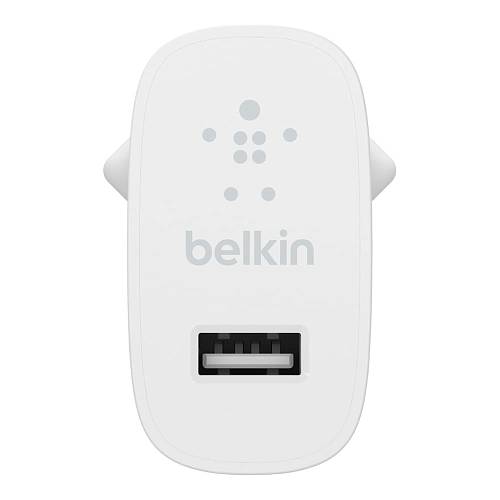 Зарядное устройство Belkin 12Вт, USB-A + кабель USB-A - Lightning (1м), белый