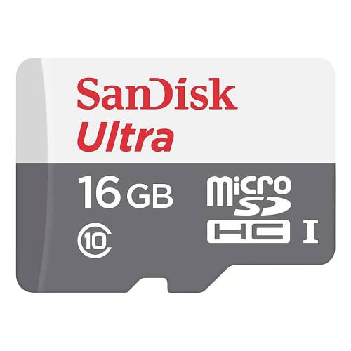 Карта памяти SanDisk Ultra Micro SDHC, 16 Гб