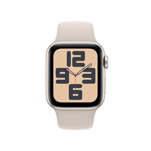 Apple Watch SE (2-е поколение 2023), 44 мм, алюминий цвета «сияющая звезда», M/L