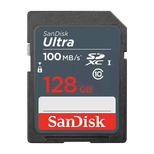 Карта памяти SanDisk Memory Card Ultra SDXC, 128 Гб