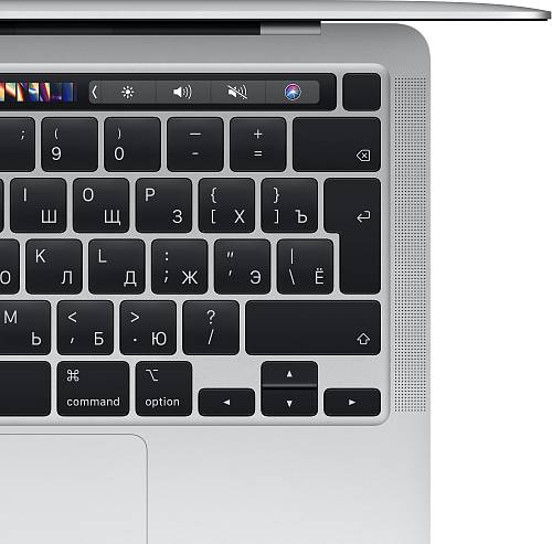 Apple MacBook Pro 13" (M1, 2020) 16 ГБ, 512 ГБ SSD, Touch Bar, серебристый СТО