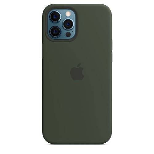 Чехол для смартфона Apple MagSafe для iPhone 12 Pro Max, силикон, «кипрский зелёный»
