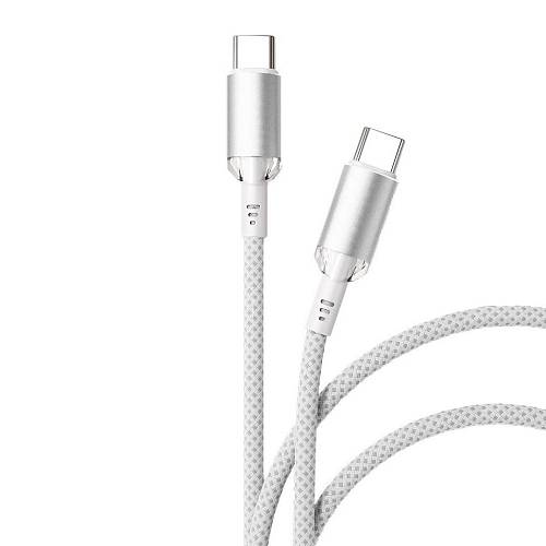 Кабель "vlp" Diamond Cable USB C - USB C, 1.2м, белый