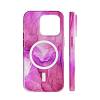 Фото — Чехол для смартфона vlp Splash case with MagSafe для iPhone 14 Pro, розовый