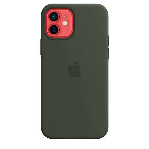 Чехол для смартфона Apple MagSafe для iPhone 12/12 Pro, cиликон, «кипрский зелёный»