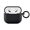 Фото — Чехол для наушников vlp Soft Touch, с кольцом, для AirPods (3rd generation), черный